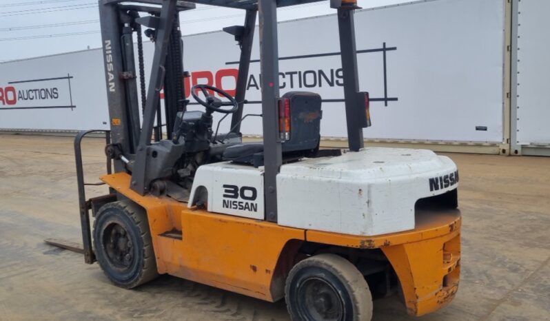 Nissan FGJ02A30U Forklifts For Auction: Leeds, UK – 30th April, 1st, 2nd & 3rd May 25 full