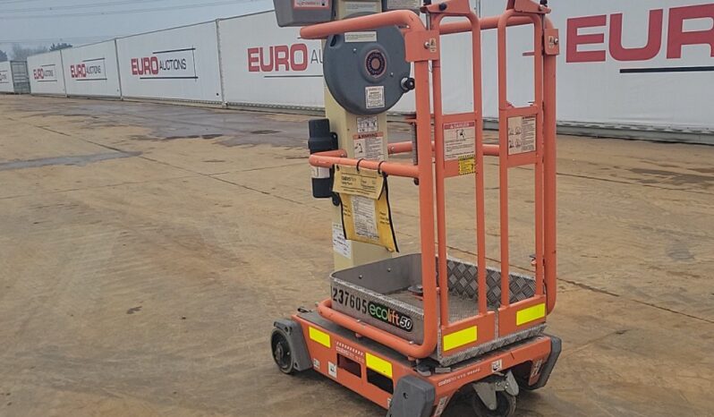 2018 Power Towers Ecolift 50 Manlifts For Auction: Leeds, UK – 30th April, 1st, 2nd & 3rd May 25 full