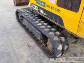 2020 JCB 16C-1 Mini Excavators For Auction: Leeds, UK – 30th April, 1st, 2nd & 3rd May 25 full