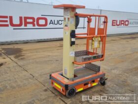 2018 Power Towers Ecolift 70 Manlifts For Auction: Leeds, UK – 30th April, 1st, 2nd & 3rd May 25