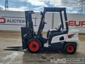 Unused 2024 Bobcat D30NX Forklifts For Auction: Leeds, UK – 30th April, 1st, 2nd & 3rd May 25 full