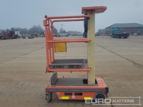2018 Power Towers Ecolift 70 Manlifts For Auction: Leeds, UK – 30th April, 1st, 2nd & 3rd May 25 full