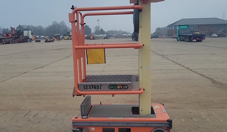 2018 Power Towers Ecolift 70 Manlifts For Auction: Leeds, UK – 30th April, 1st, 2nd & 3rd May 25 full