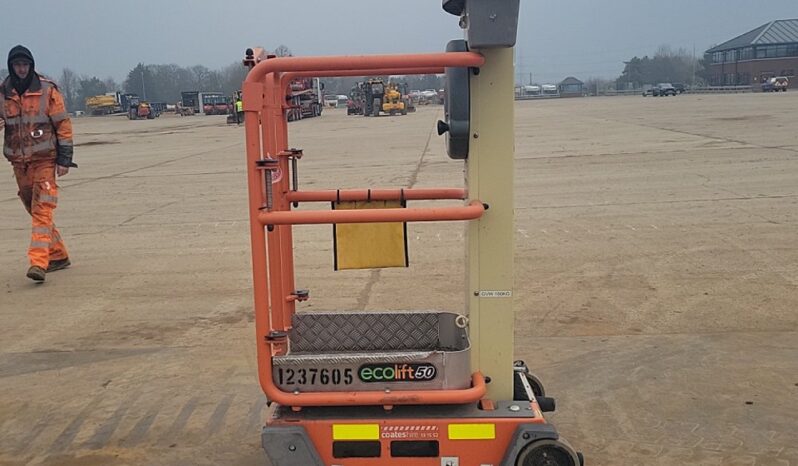 2018 Power Towers Ecolift 50 Manlifts For Auction: Leeds, UK – 30th April, 1st, 2nd & 3rd May 25 full