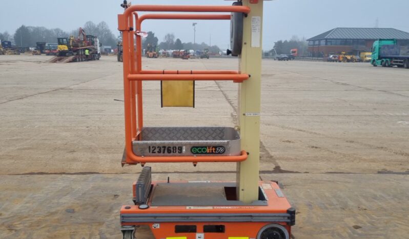 2018 Power Towers Ecolift 70 Manlifts For Auction: Leeds, UK – 30th April, 1st, 2nd & 3rd May 25 full