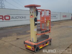 2018 Power Towers Ecolift 70 Manlifts For Auction: Leeds, UK – 30th April, 1st, 2nd & 3rd May 25