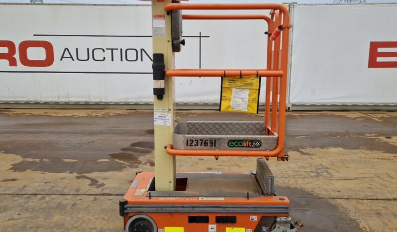 2018 Power Towers Ecolift 70 Manlifts For Auction: Leeds, UK – 30th April, 1st, 2nd & 3rd May 25 full