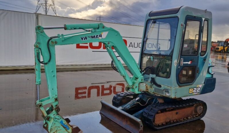 Yanmar B22-2A Mini Excavators For Auction: Leeds, UK – 30th April, 1st, 2nd & 3rd May 25