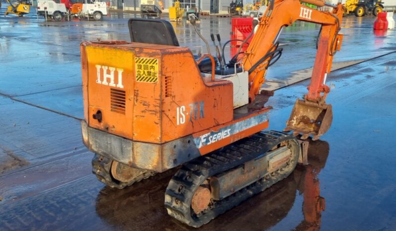 IHI IS7FX Micro Excavators For Auction: Leeds, UK – 30th April, 1st, 2nd & 3rd May 25 full