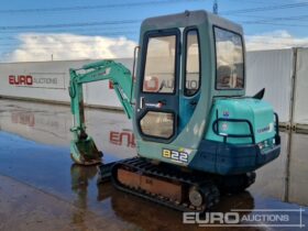 Yanmar B22-2A Mini Excavators For Auction: Leeds, UK – 30th April, 1st, 2nd & 3rd May 25 full