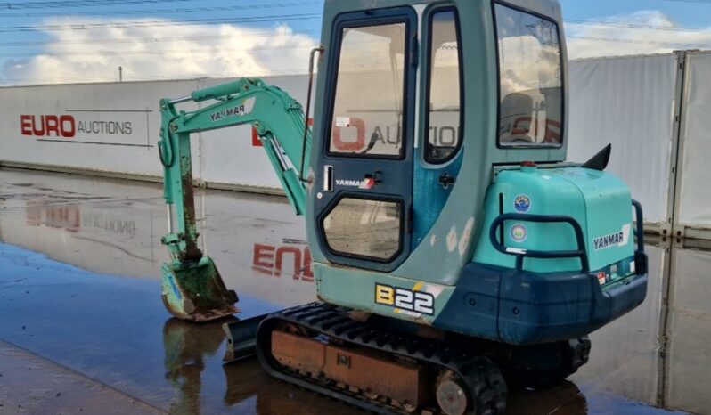 Yanmar B22-2A Mini Excavators For Auction: Leeds, UK – 30th April, 1st, 2nd & 3rd May 25 full
