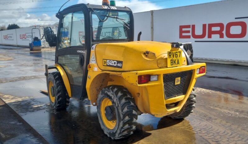 2017 JCB 520-40 Telehandlers For Auction: Leeds, UK – 30th April, 1st, 2nd & 3rd May 25 full