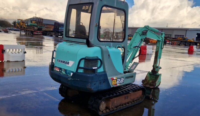 Yanmar B22-2A Mini Excavators For Auction: Leeds, UK – 30th April, 1st, 2nd & 3rd May 25 full