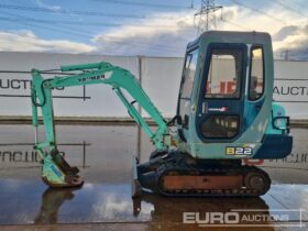 Yanmar B22-2A Mini Excavators For Auction: Leeds, UK – 30th April, 1st, 2nd & 3rd May 25 full