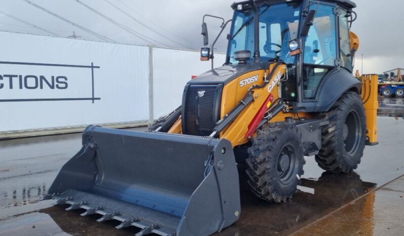Unused 2025 Case 570SV Backhoe Loaders For Auction: Leeds, UK – 30th April, 1st, 2nd & 3rd May 25