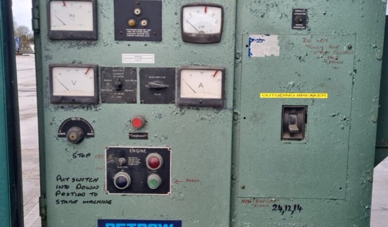 Petbow 107kVA Generator, Royals Royce Engine Generators For Auction: Leeds, UK – 30th April, 1st, 2nd & 3rd May 25 full