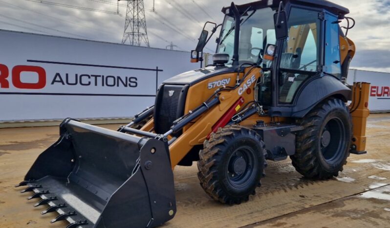 Unused 2025 Case 570SV Backhoe Loaders For Auction: Leeds, UK – 30th April, 1st, 2nd & 3rd May 25