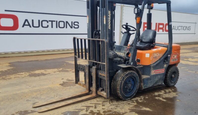 2018 Doosan D30GP Forklifts For Auction: Leeds, UK – 30th April, 1st, 2nd & 3rd May 25