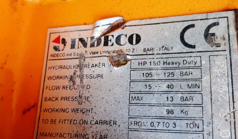 Indeco HP150 Breaker/ Pecker 2020 0.8-1.5t full