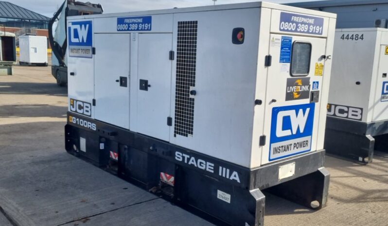 2019 JCB G100RS Generators For Auction: Leeds, UK – 30th April, 1st, 2nd & 3rd May 25 full