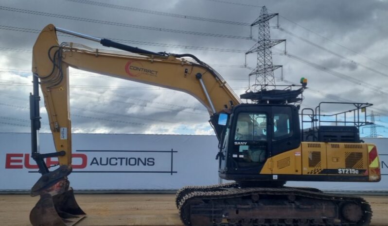 2019 Sany SY215C 20 Ton+ Excavators For Auction: Leeds, UK – 30th April, 1st, 2nd & 3rd May 25 full