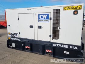 2019 JCB G100RS Generators For Auction: Leeds, UK – 30th April, 1st, 2nd & 3rd May 25 full
