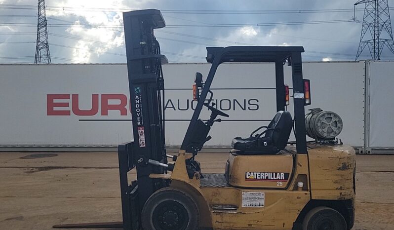 CAT GP25K Forklifts For Auction: Leeds, UK – 30th April, 1st, 2nd & 3rd May 25 full