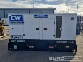 2019 JCB G100RS Generators For Auction: Leeds, UK – 30th April, 1st, 2nd & 3rd May 25 full