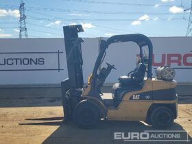 CAT GP30N Forklifts For Auction: Leeds, UK – 30th April, 1st, 2nd & 3rd May 25 full