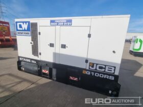 2019 JCB G100RS Generators For Auction: Leeds, UK – 30th April, 1st, 2nd & 3rd May 25 full