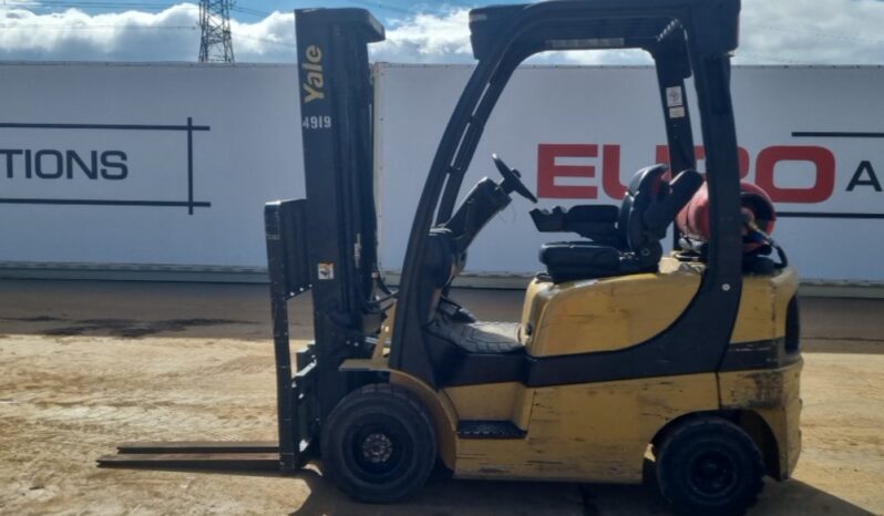 Yale GLP20SVX Forklifts For Auction: Leeds, UK – 30th April, 1st, 2nd & 3rd May 25 full