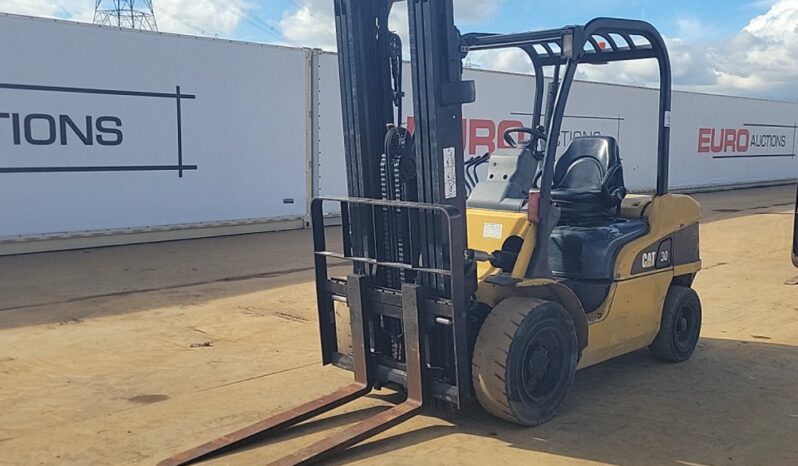 CAT DP30K Forklifts For Auction: Leeds, UK – 30th April, 1st, 2nd & 3rd May 25