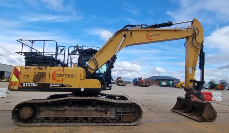 2019 Sany SY215C 20 Ton+ Excavators For Auction: Leeds, UK – 30th April, 1st, 2nd & 3rd May 25 full