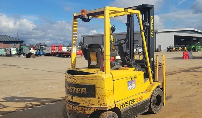Hyster J2.5XM Forklifts For Auction: Leeds, UK – 30th April, 1st, 2nd & 3rd May 25 full