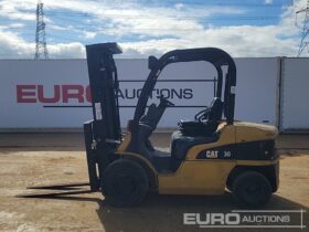 CAT DP30K Forklifts For Auction: Leeds, UK – 30th April, 1st, 2nd & 3rd May 25 full
