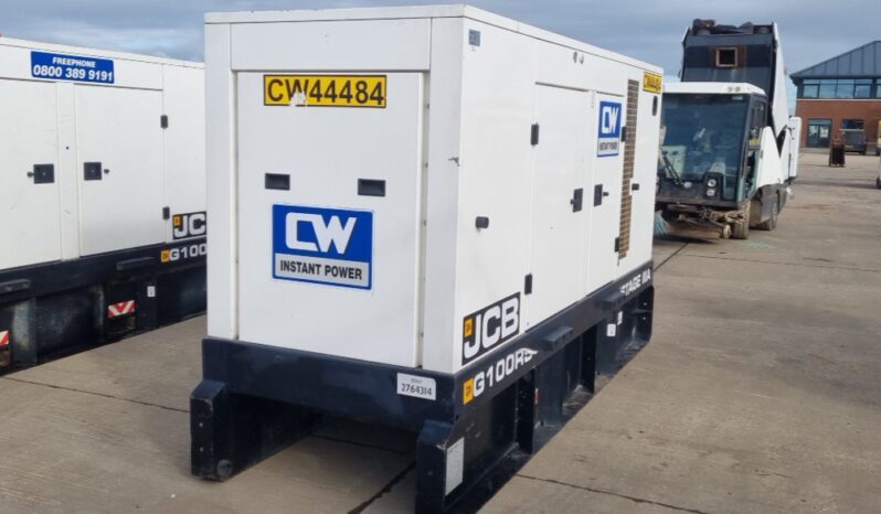 2019 JCB G100RS Generators For Auction: Leeds, UK – 30th April, 1st, 2nd & 3rd May 25 full