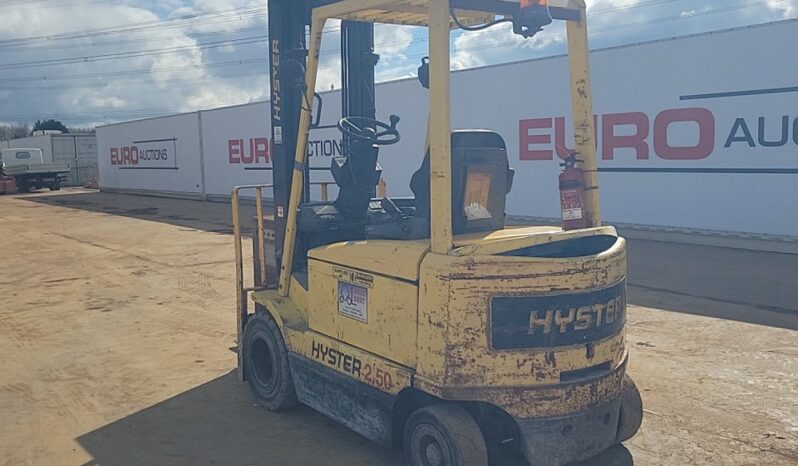 Hyster J2.5XM Forklifts For Auction: Leeds, UK – 30th April, 1st, 2nd & 3rd May 25 full