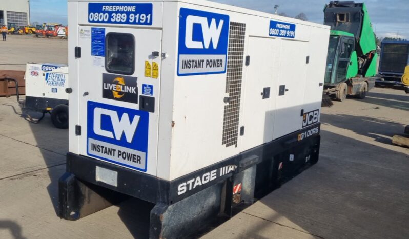 2019 JCB G100RS Generators For Auction: Leeds, UK – 30th April, 1st, 2nd & 3rd May 25