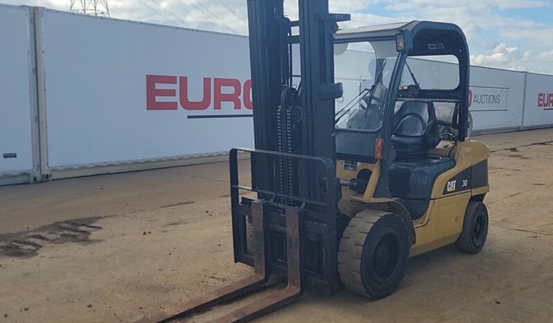 CAT GP30N Forklifts For Auction: Leeds, UK – 30th April, 1st, 2nd & 3rd May 25