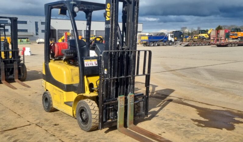 Yale GLP20SVX Forklifts For Auction: Leeds, UK – 30th April, 1st, 2nd & 3rd May 25 full