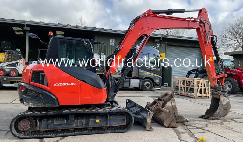 KUBOTA KX080-4A2 full