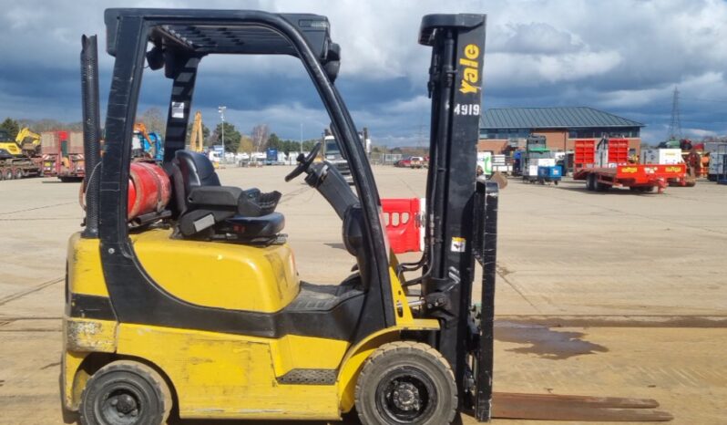 Yale GLP20SVX Forklifts For Auction: Leeds, UK – 30th April, 1st, 2nd & 3rd May 25 full