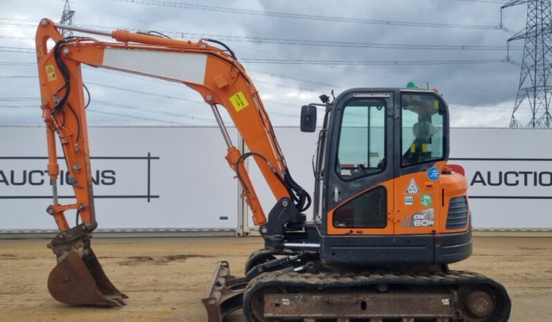 2013 Doosan DX80R 6 Ton+ Excavators For Auction: Leeds, UK – 30th April, 1st, 2nd & 3rd May 25 full