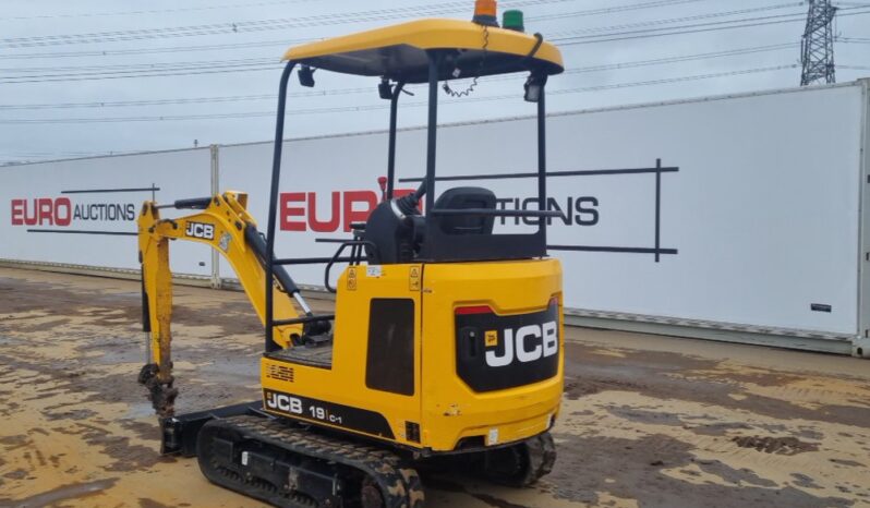 2022 JCB 19C-1 Mini Excavators For Auction: Leeds, UK – 30th April, 1st, 2nd & 3rd May 25 full