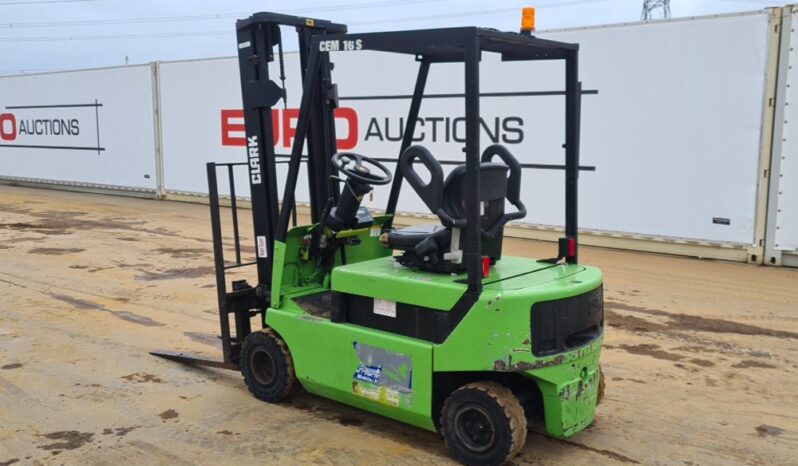 Clark CEM16S Forklifts For Auction: Leeds, UK – 30th April, 1st, 2nd & 3rd May 25 full