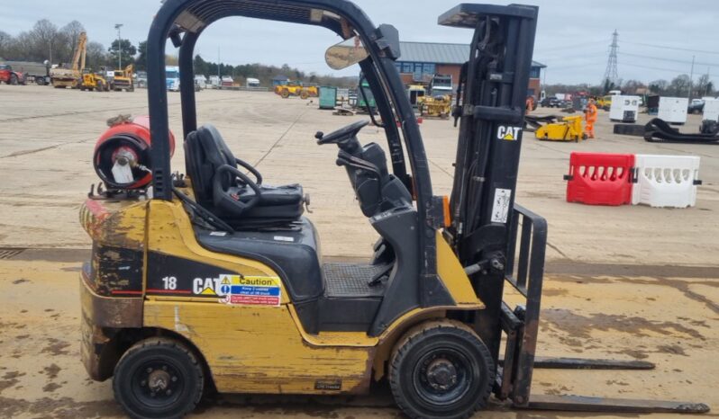 CAT GP18N Forklifts For Auction: Leeds, UK – 30th April, 1st, 2nd & 3rd May 25 full