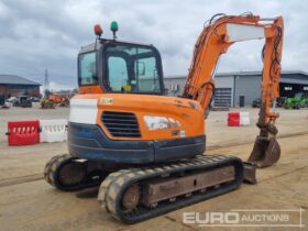 2013 Doosan DX80R 6 Ton+ Excavators For Auction: Leeds, UK – 30th April, 1st, 2nd & 3rd May 25 full