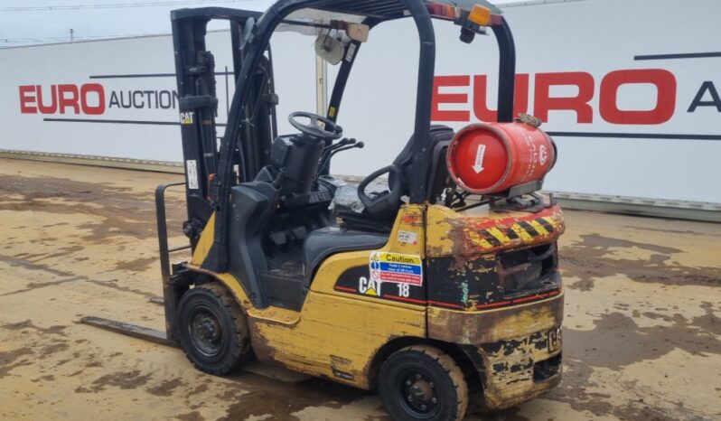 CAT GP18N Forklifts For Auction: Leeds, UK – 30th April, 1st, 2nd & 3rd May 25 full