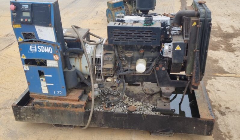 SDMO Generator, 4 Cylinder Engine Generators For Auction: Leeds, UK – 30th April, 1st, 2nd & 3rd May 25 full