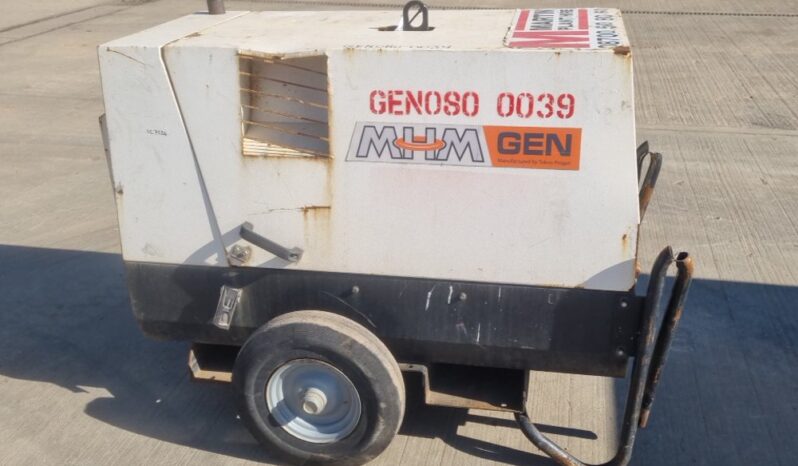 MHM 6kVA Generator, Kubota Engine Generators For Auction: Leeds, UK – 30th April, 1st, 2nd & 3rd May 25 full